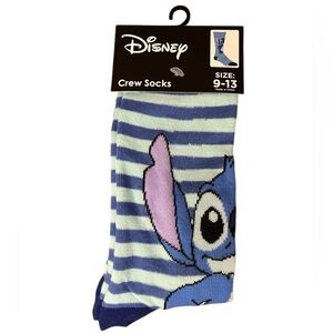 Stitch Striped Crew Socks